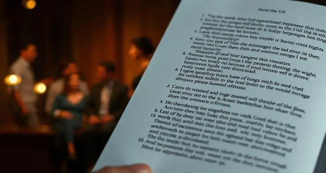 Analyzing the Script: Dialogue in Drama Scenes